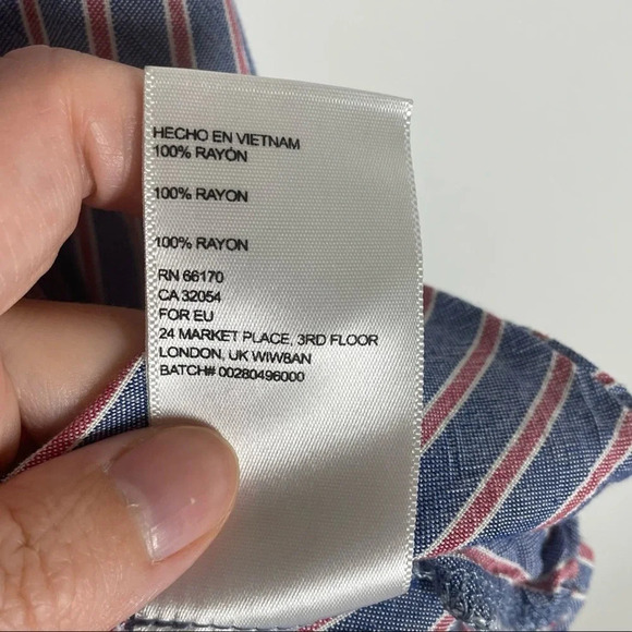 Urban Outfitters BDG Striped Mini Spaghetti Strap Slip Dress Size Medium - Picture 7 of 10